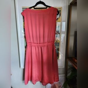 LOFT Silky Peach Dress (L)